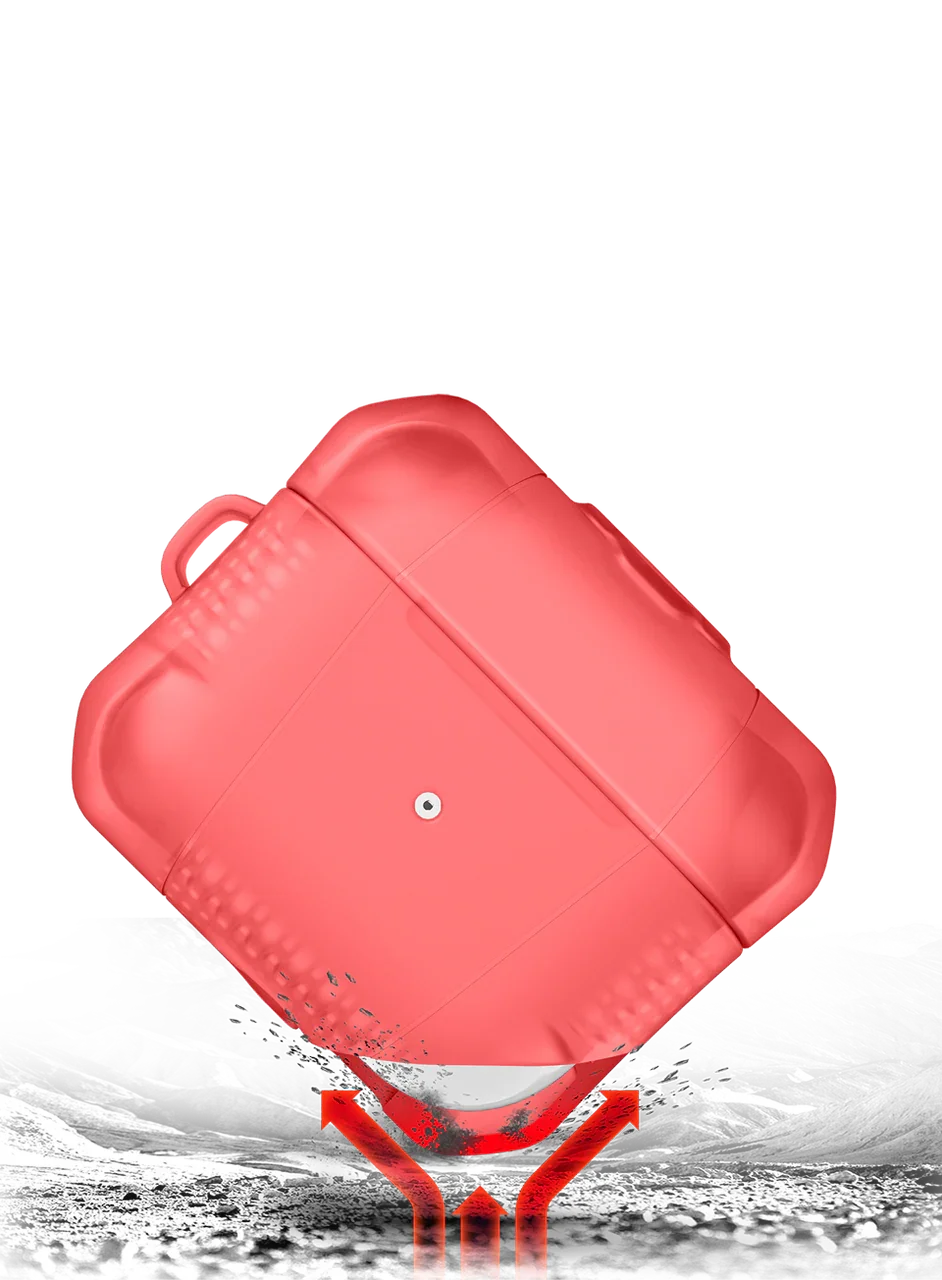 Itskins Spectrum Frost Series Case For Airpods 3 - Coral - Tashqila Itskins Spectrum Frost Series Case For Airpods 3 - Coral - Tashqila
